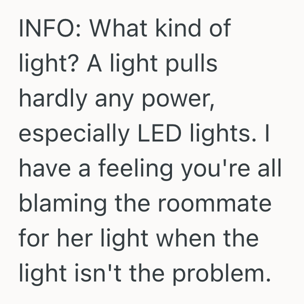 Screenshot 2025 06 04 at 2.31.19 PM Her Roommate Keeps Wasting Their Electricity Allowance, So She Lied And Said She Doesnt Have The Money To Contribute To A Top Up